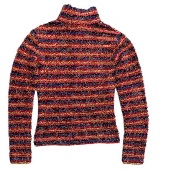 Y2k Cache Fuzzy Piñata Rainbow Sweater - Picture 5 of 8